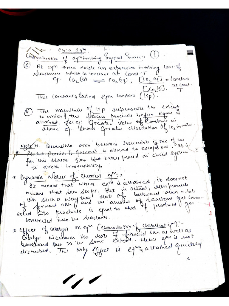 Equilibrium Notes | PDF