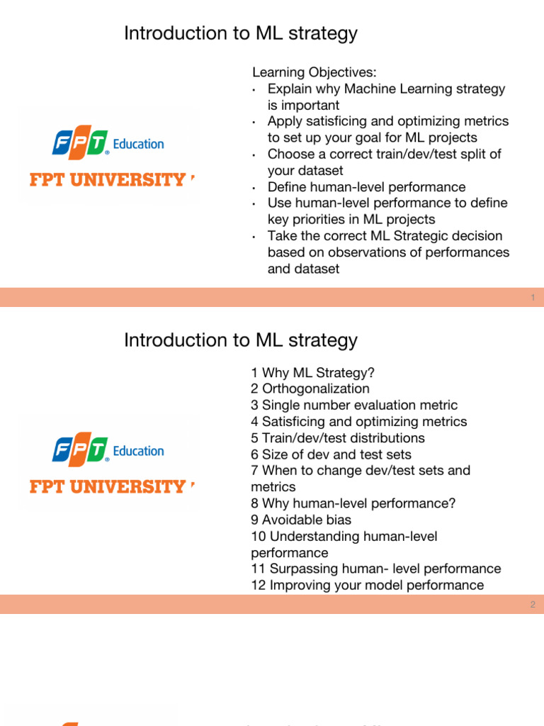 Essential Machine Learning Strategy Guide | PDF | Machine Learning ...