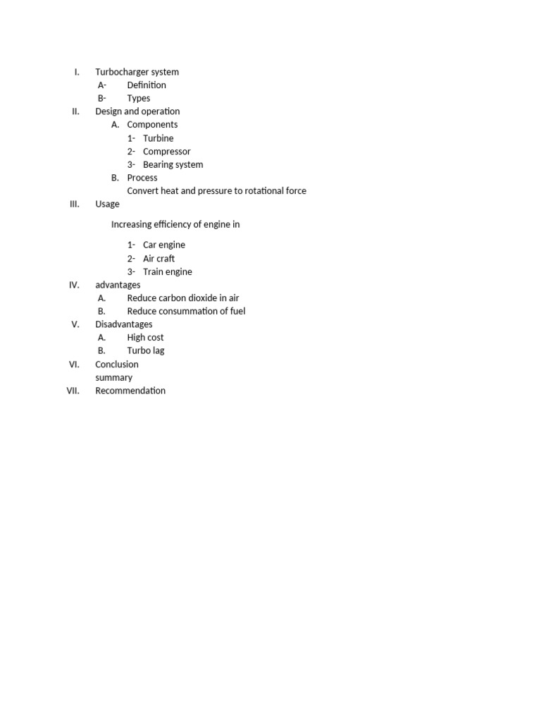 Turbocharger Systems: Types & Benefits | PDF