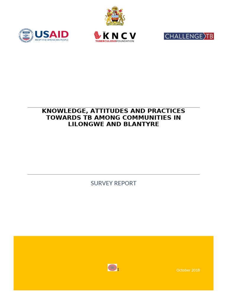 Ctb Malawi Kncv Kaps Survey Report 3rd Draft 28-11-2018 | PDF ...