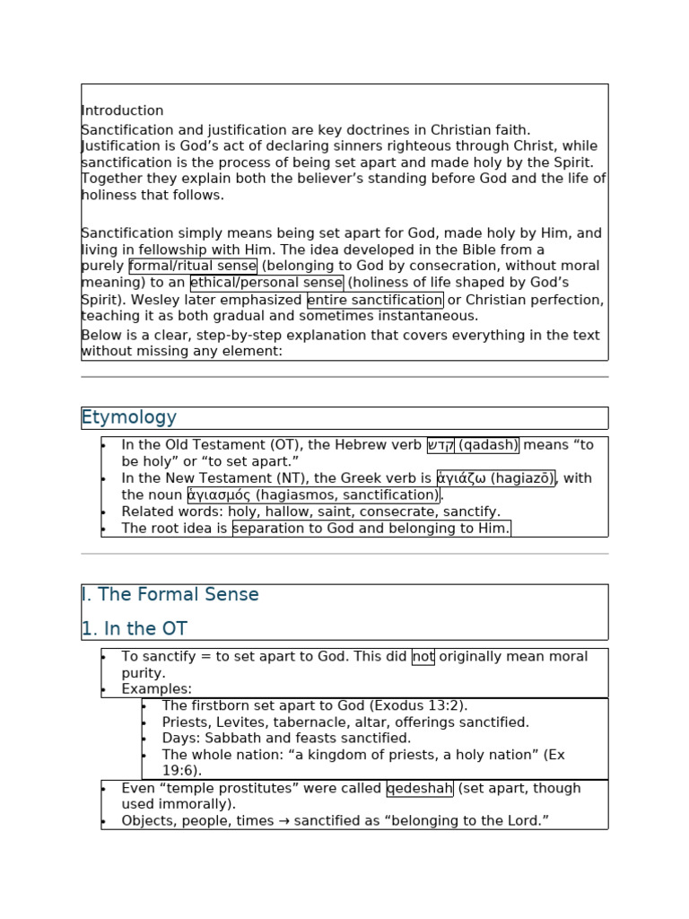 Understanding Justification and Sanctification | PDF | Justification ...