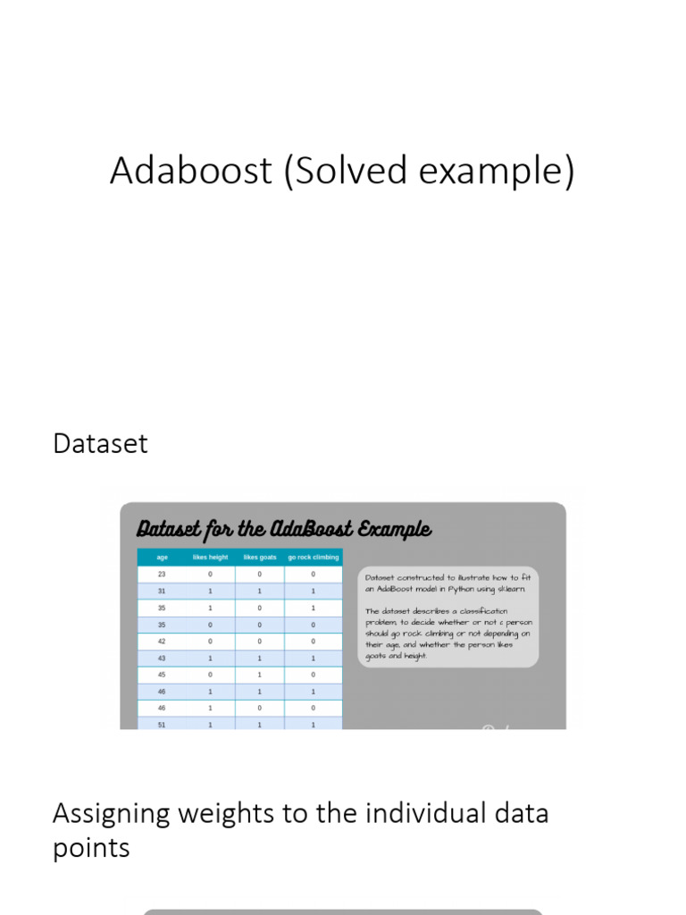 Adaboost Explained: Step-by-Step Guide | PDF