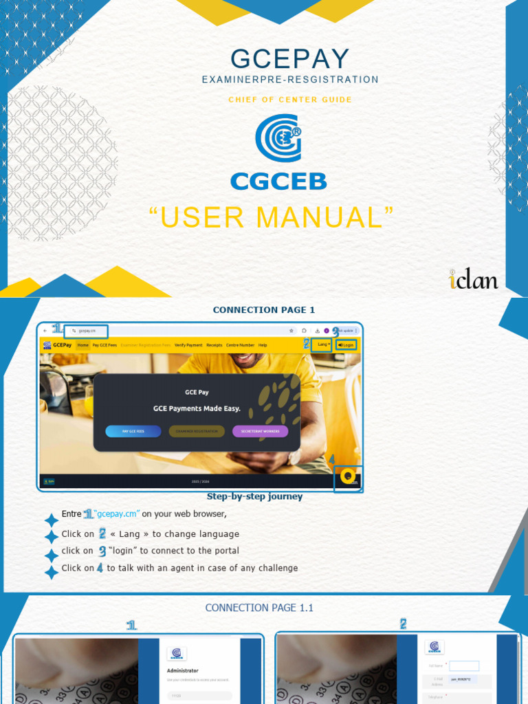GCEPay Examiner Pre-Registration Guide | PDF | Cyberspace | Computing