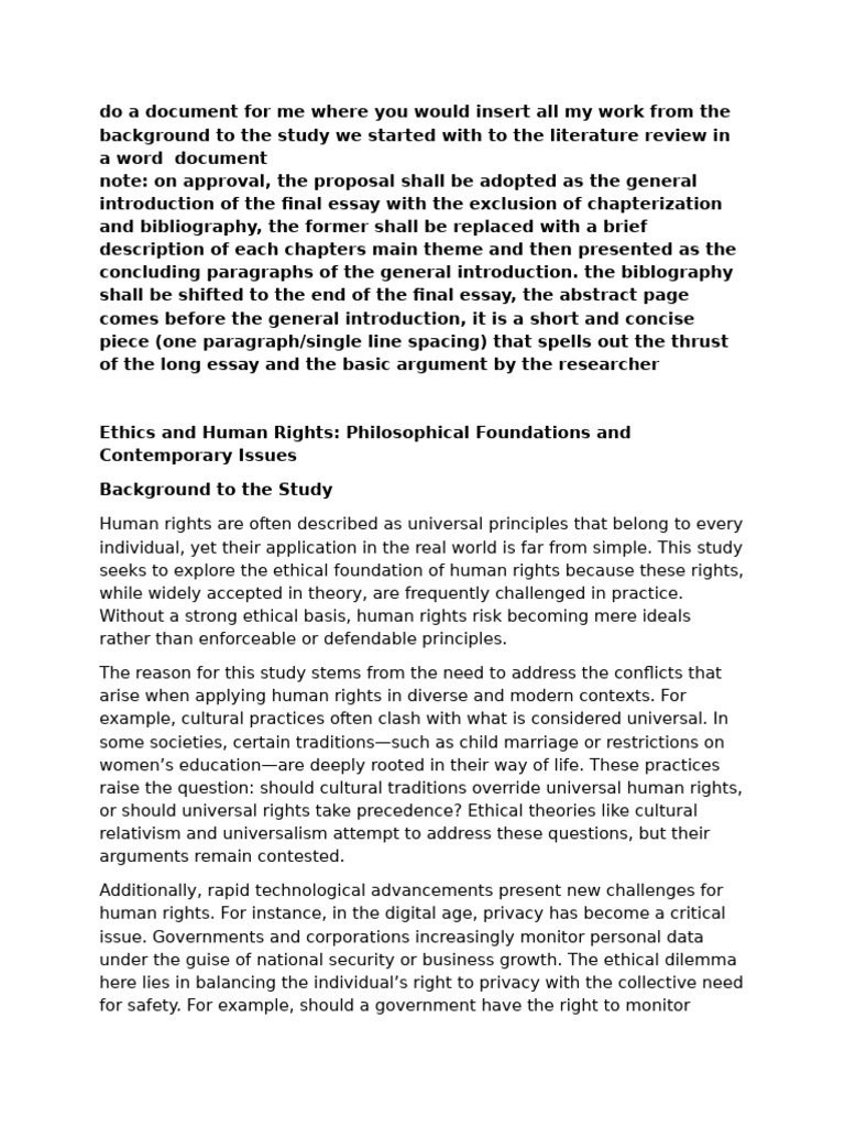 Ethics and Human Rights | PDF | Rights | Human Rights
