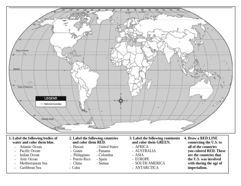 Geography Labeling and Mapping Guide | PDF