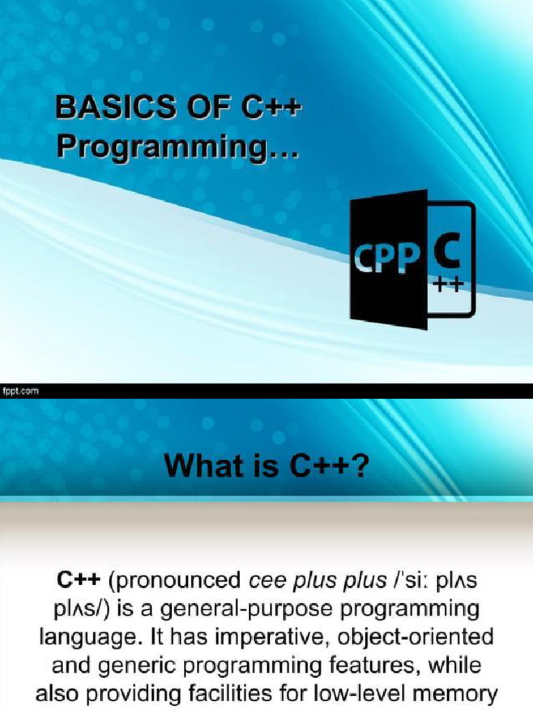 C++ Notes | PDF