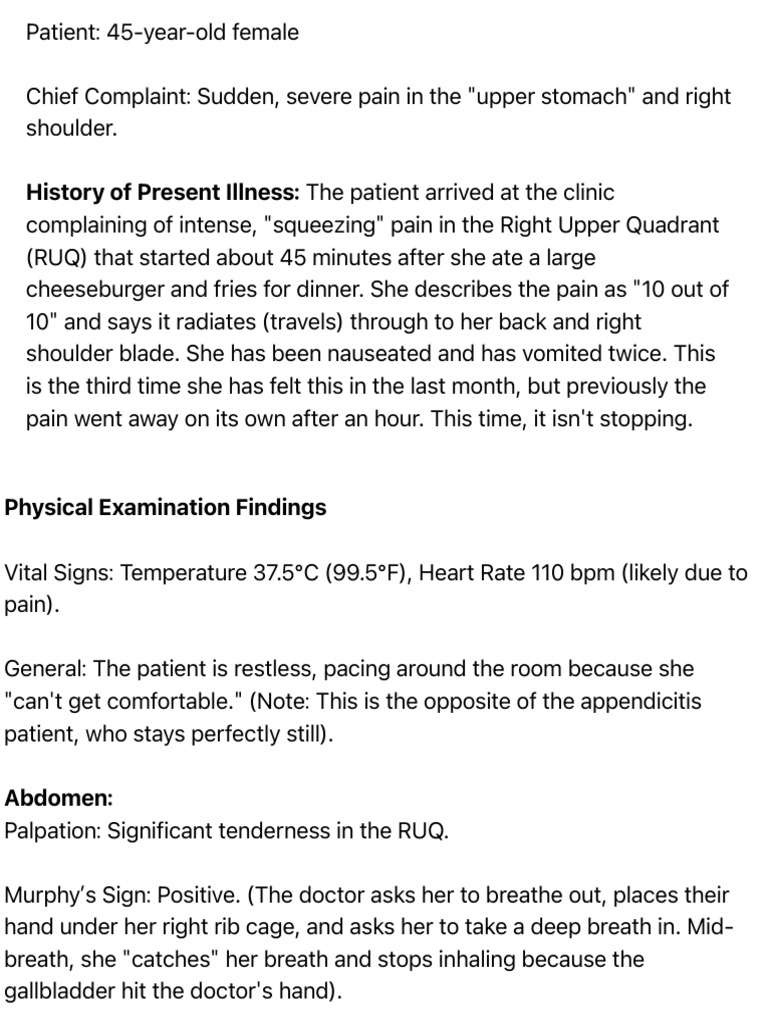 Abdominal Pain Case | PDF | Medicine | Clinical Medicine