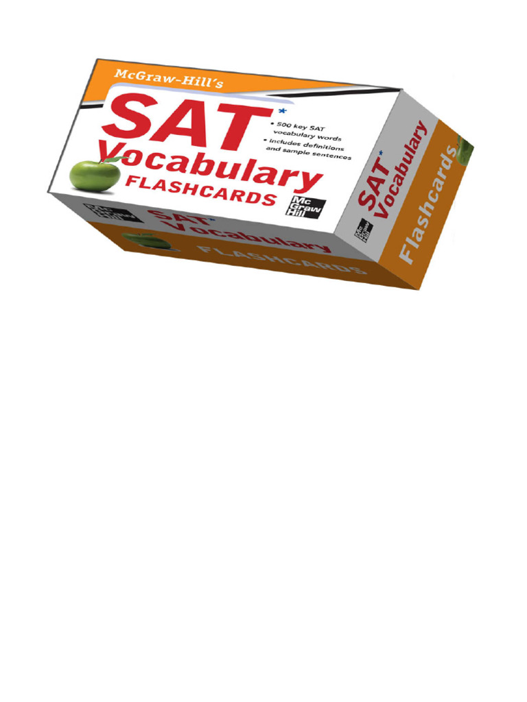 SAT Vocabulary Flashcards Guide | PDF | Adjective | Heresy