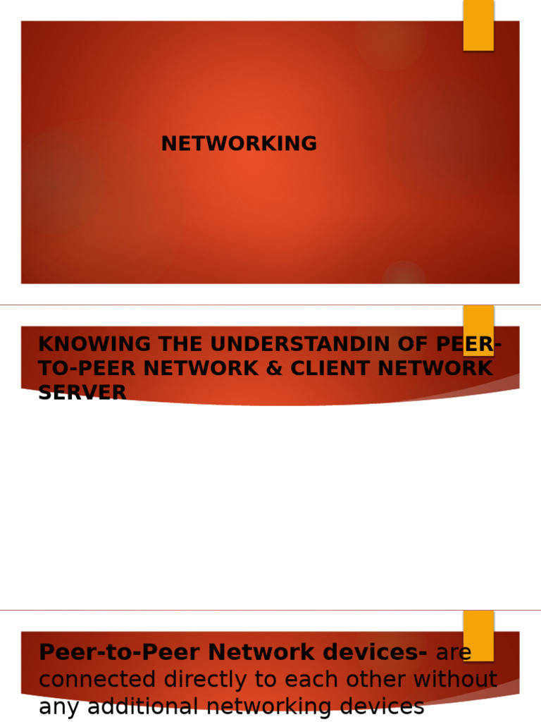 Presentation1 Networking Tools | PDF | Client–Server Model | Computer ...