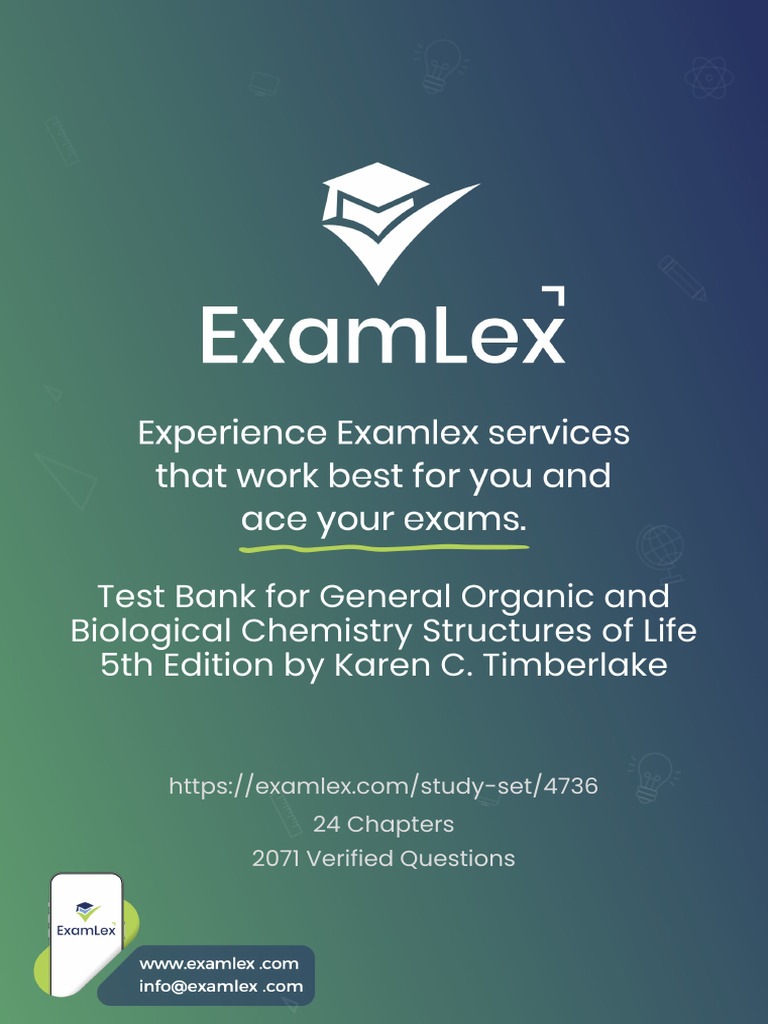Test Bank for General Organic and Biological Chemistry Structures of ...