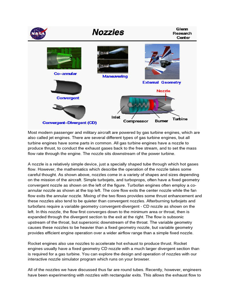 Nozzles | PDF | Propulsion | Engines