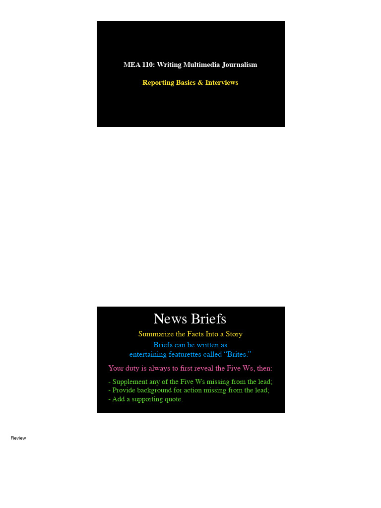 Multimedia Journalism: Reporting Essentials | PDF | Laptop | Human ...