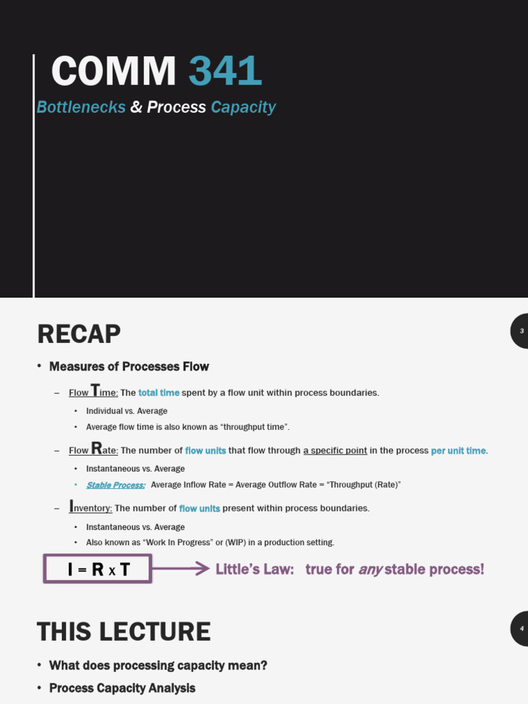 Process Capacity and Bottleneck Analysis | PDF | Coffee | Coffeehouse