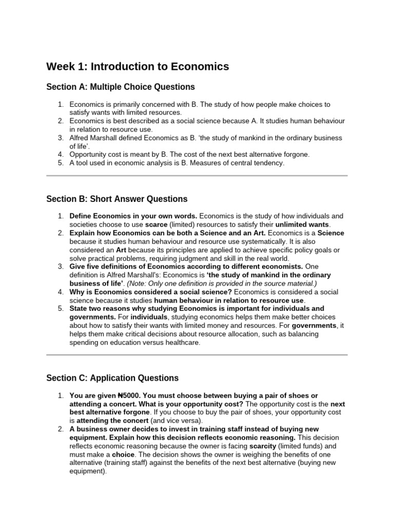 ECONOMICS ASSIGNMENT | PDF | Economics | Labour Economics