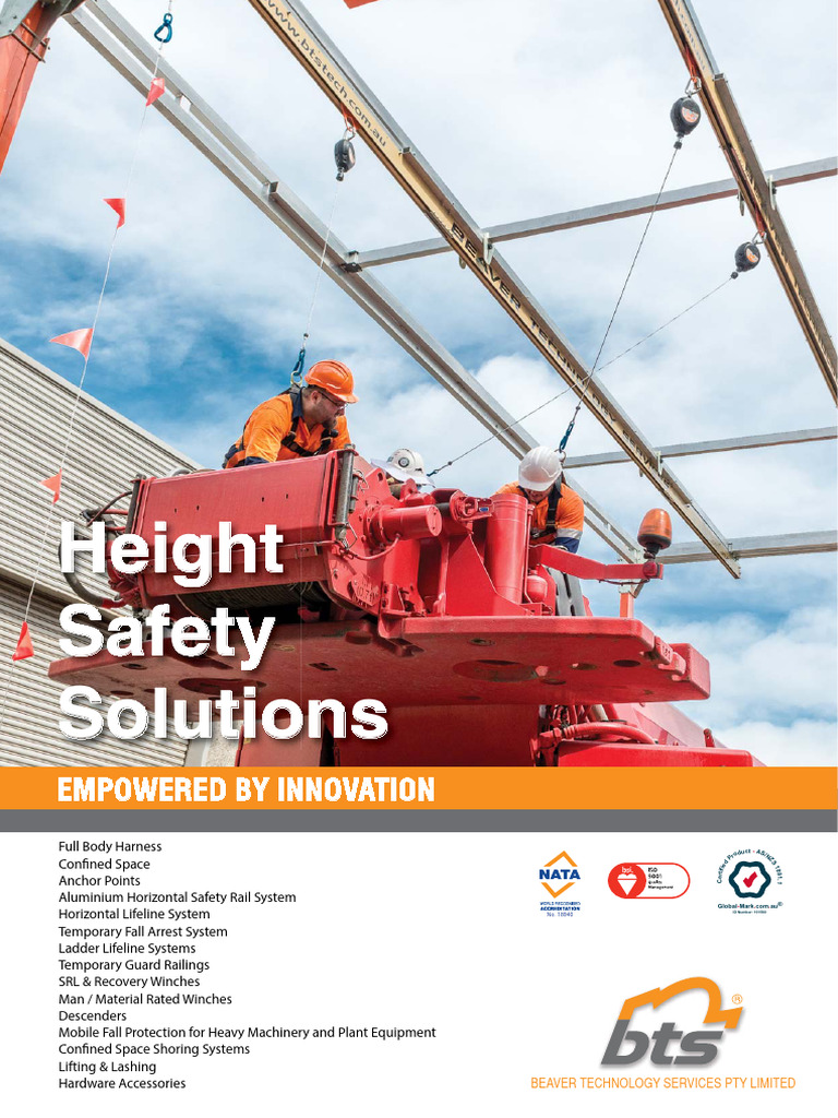 Fall Protection Solutions by BTS | PDF | Seat Belt