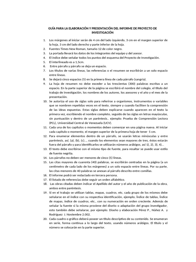 Guia Para Elaboracion Del Proyecto de Investigacion | PDF | Paradigma