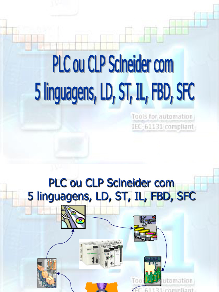 PLC Schneider: 5 Linguagens de Programação | PDF | Controlador lógico ...