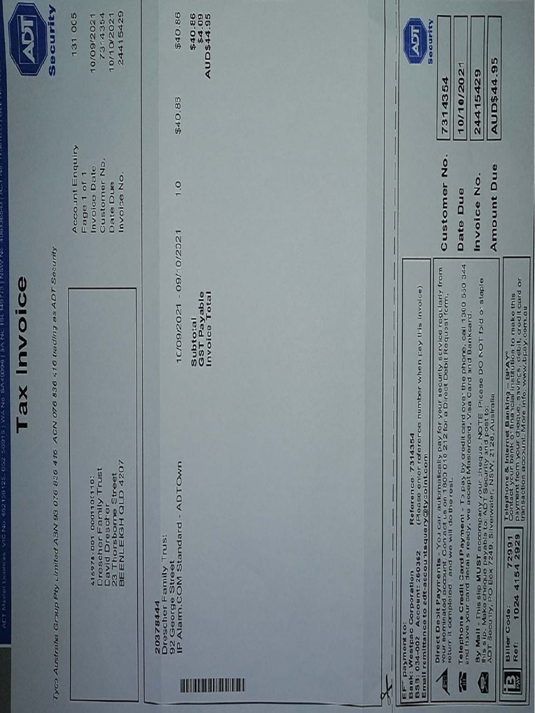 Alarm Invoice | PDF