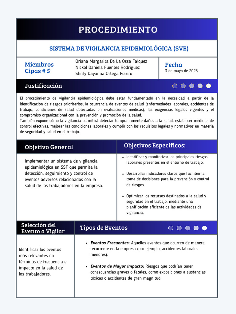 sistema de vigilancia epidemiológica | PDF | Seguridad y salud ...