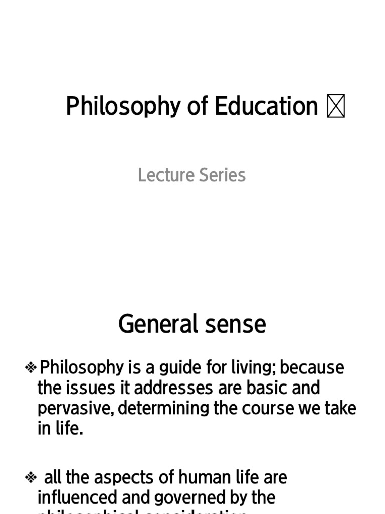 Understanding Philosophy of Education | PDF | Epistemology | Knowledge