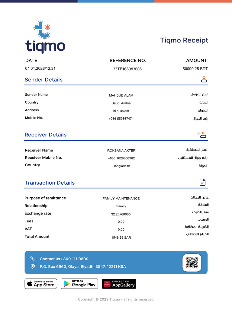 Remittance Transaction Details Form | PDF