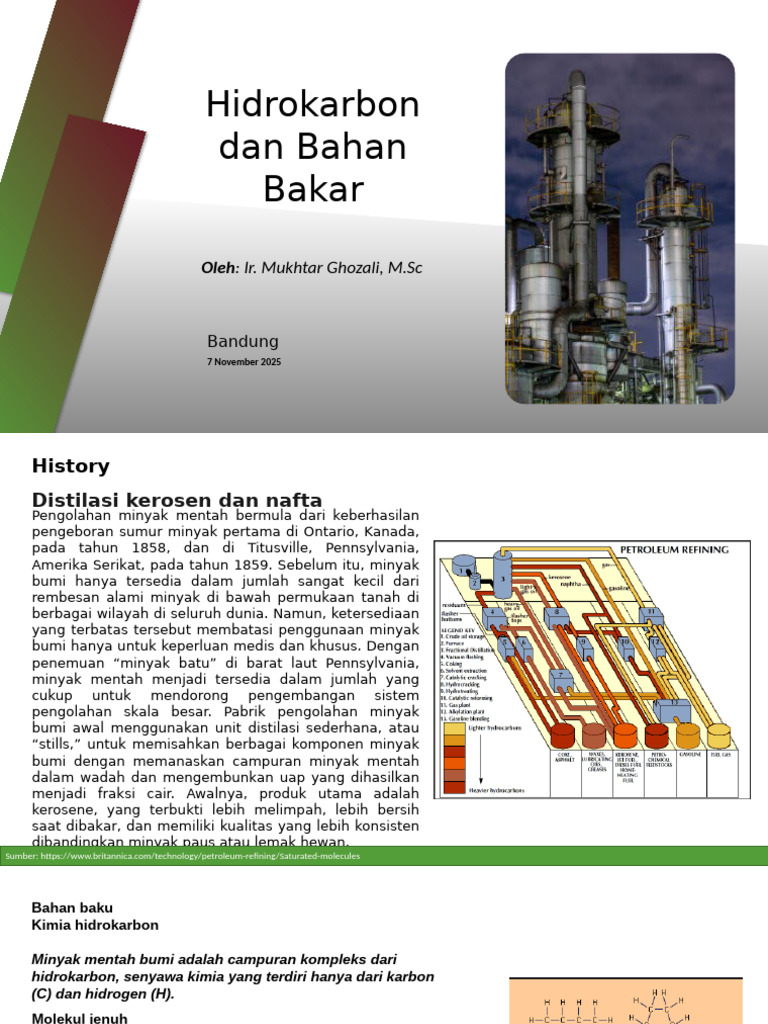 Proses dan Produk Pengolahan Hidrokarbon | PDF