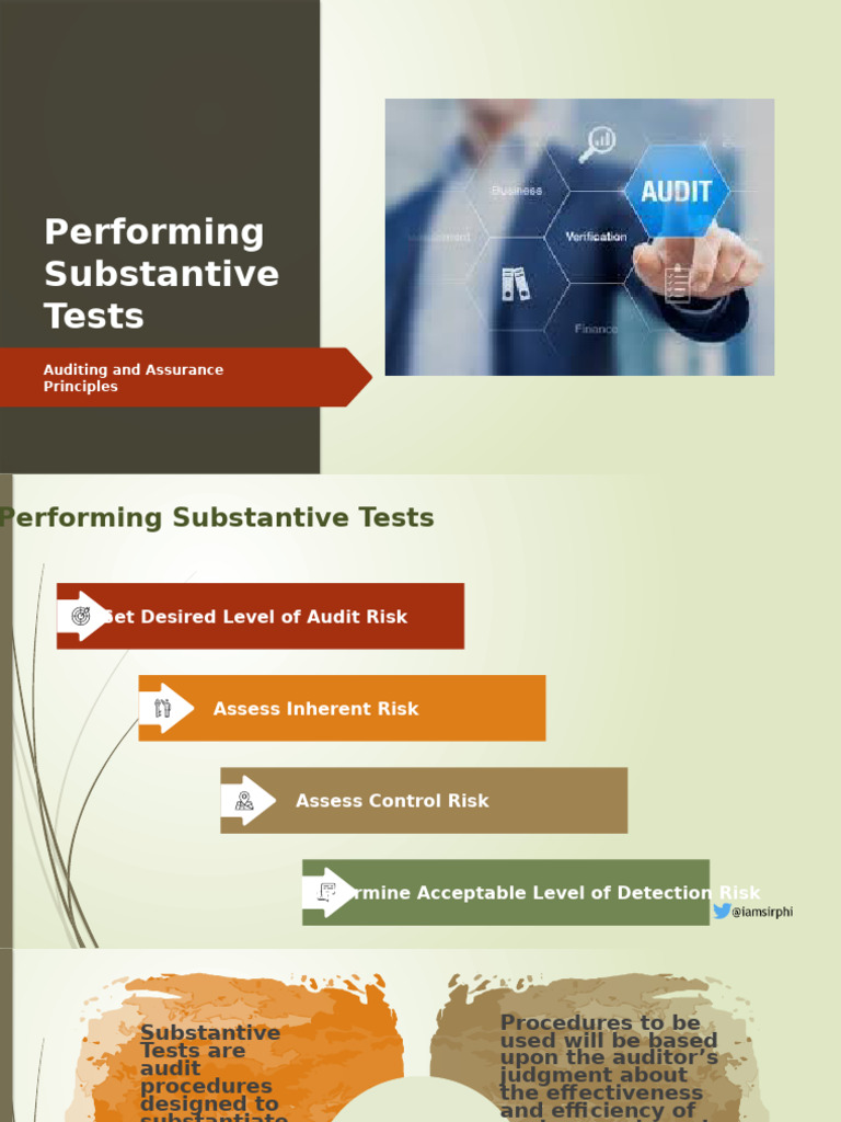 Substantive Tests in Auditing Explained | PDF | Audit | Financial Audit