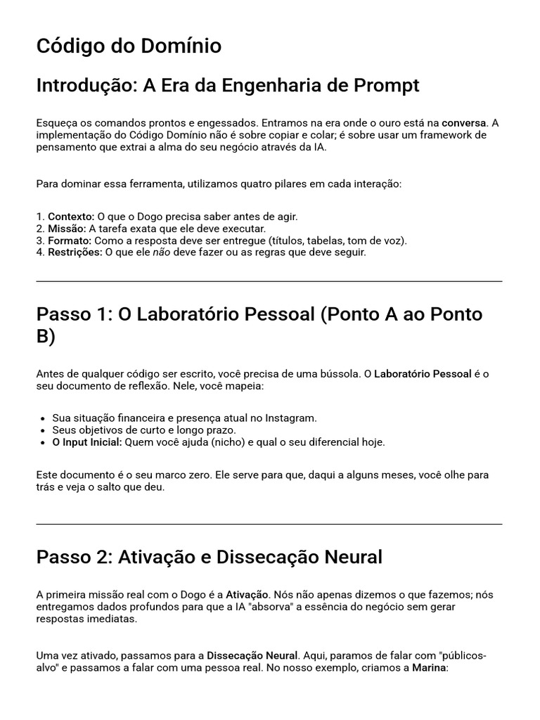 Guia Prático para Domínio Digital com IA | PDF | Narrativa | Liderança