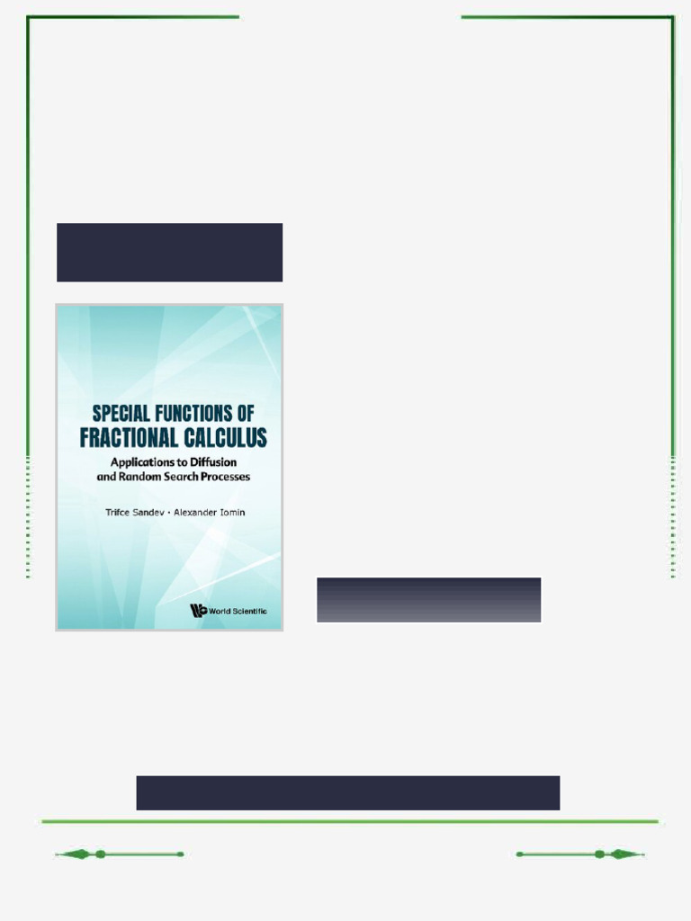 Special Functions of Fractional Calculus: Applications to Diffusion and ...