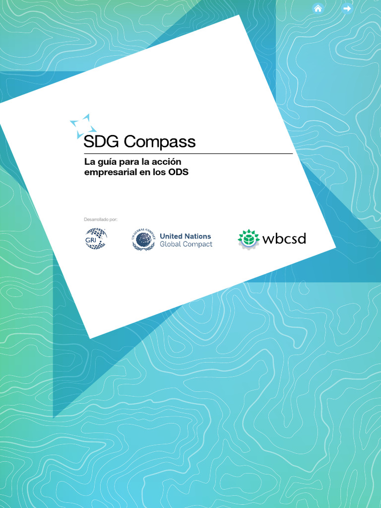 SDG Compass Spanish One Pager View | PDF | Sustentabilidad | Desarrollo ...