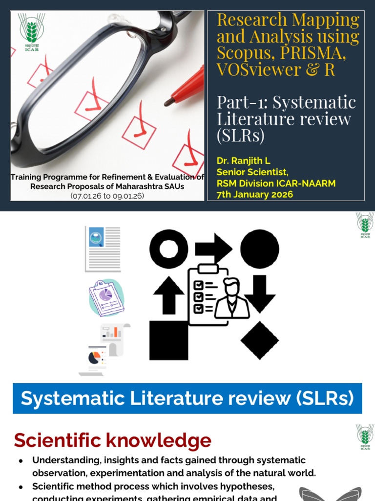 Research Mapping Part 1 SLRs Training 07.01.2025 | PDF | Systematic ...