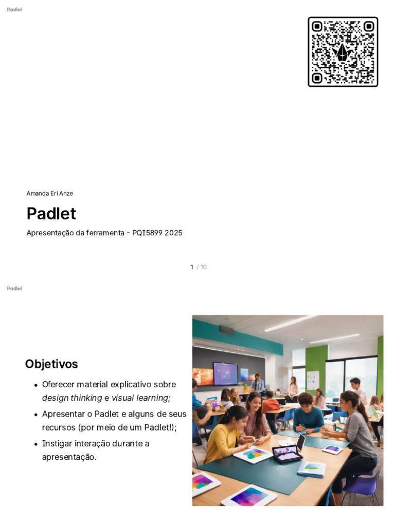 Apresentação da Ferramenta Padlet | PDF