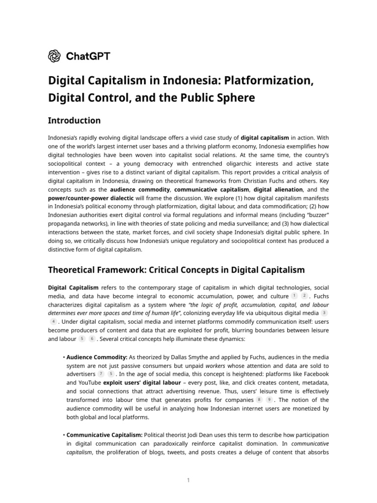 Digital Capitalism in Indonesia_ Platformization, Digital Control, and ...