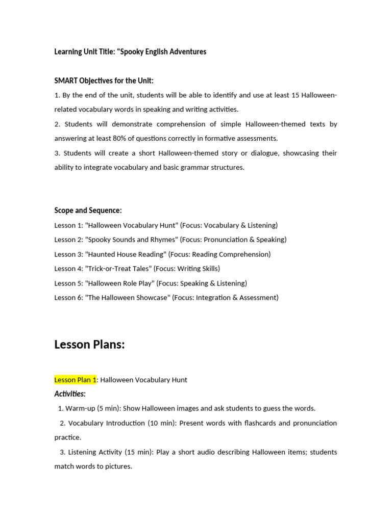 Activity 1 Learning Unit | PDF | Reading Comprehension | Vocabulary