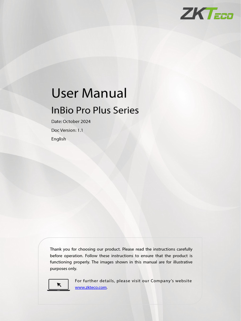 InBio Pro Plus User Manual Guide | PDF | Access Control | Computer Network
