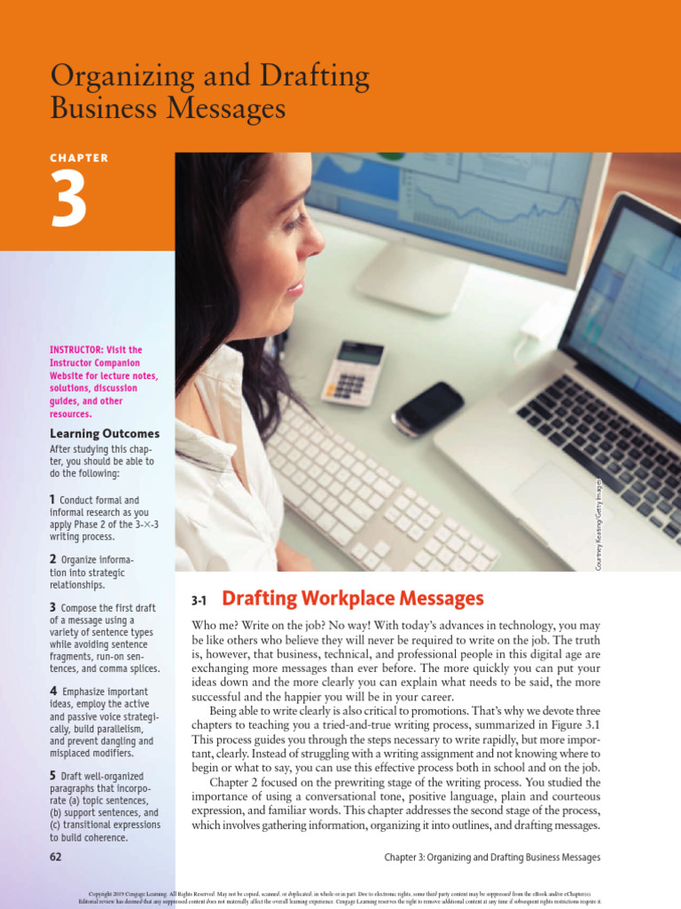 Organizing Business Messages Effectively | PDF | Language Mechanics