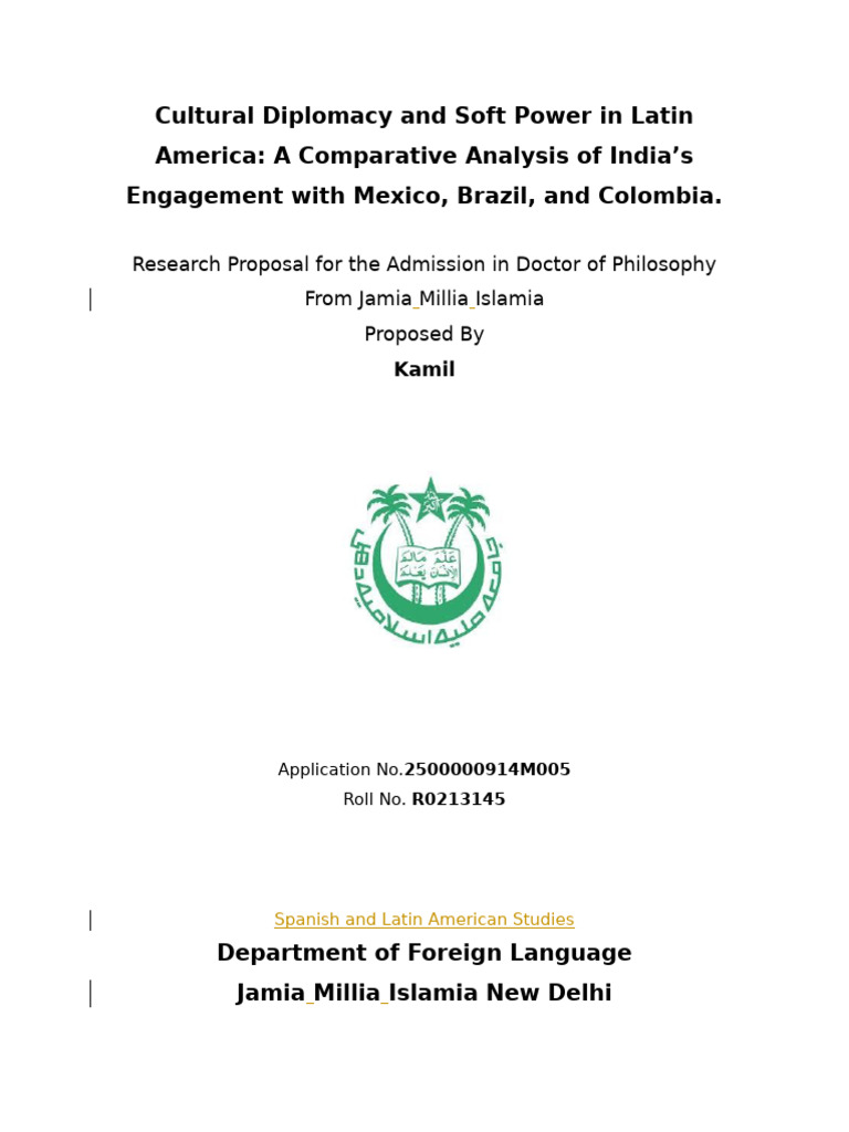India’s Cultural Diplomacy in Latin America | PDF | Soft Power | Diplomacy