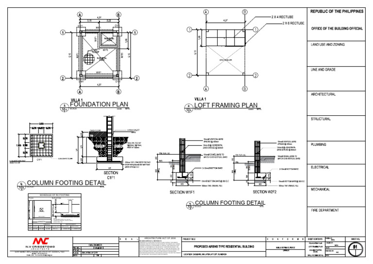 Foundation and Framing Plans for Airbnb | PDF | Building Materials ...