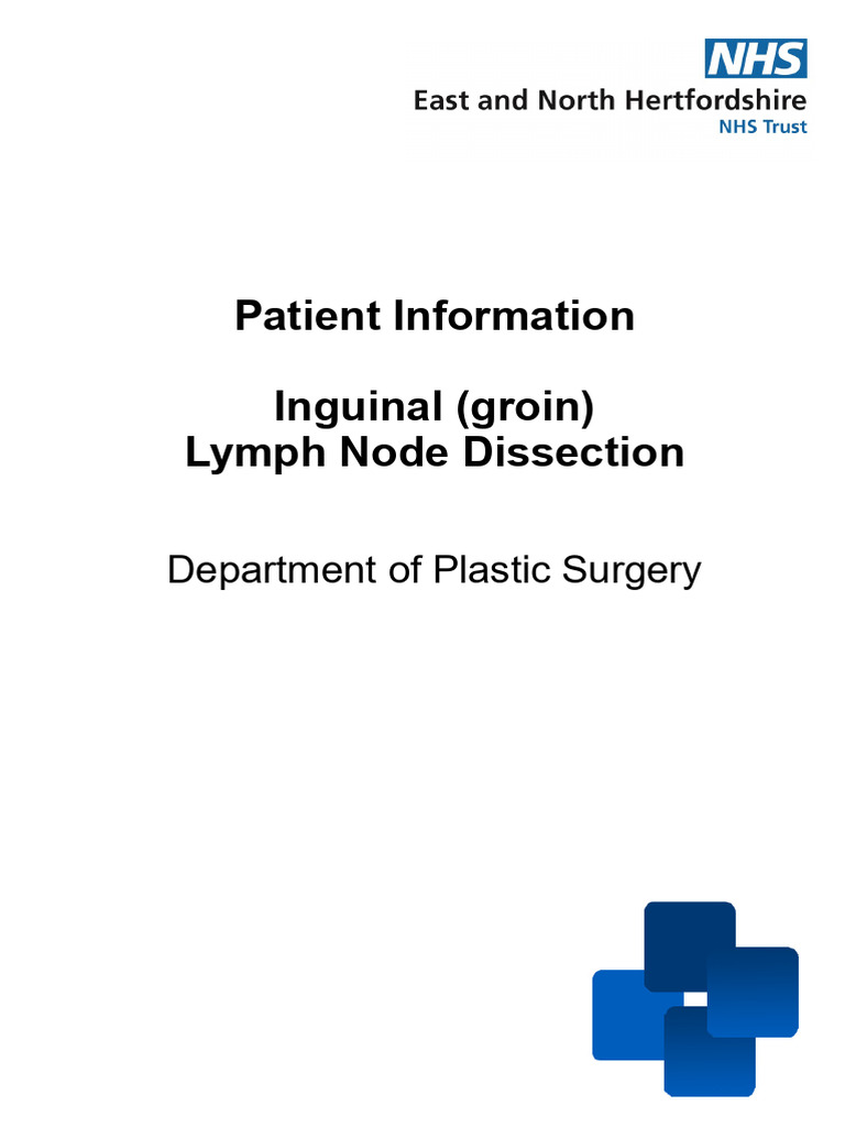 Inguinal Lymph Node Dissection Guide | PDF | Lymph Node | Lymphatic System