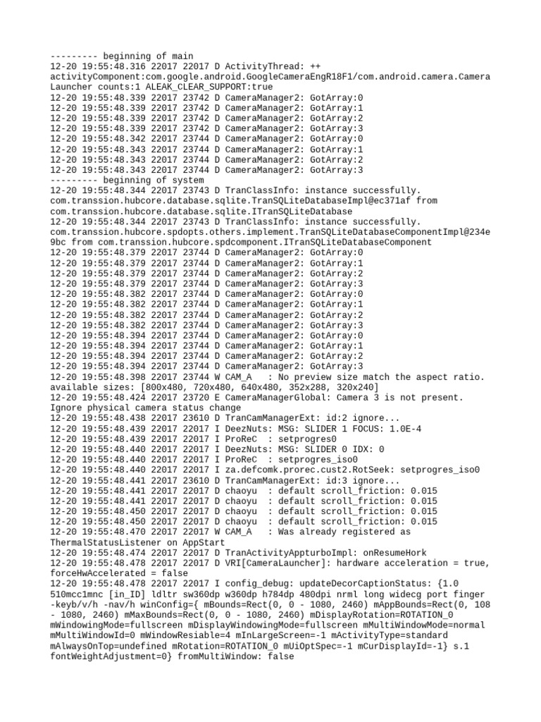 logcat1734699348258 | PDF | Java (Programming Language) | Object ...