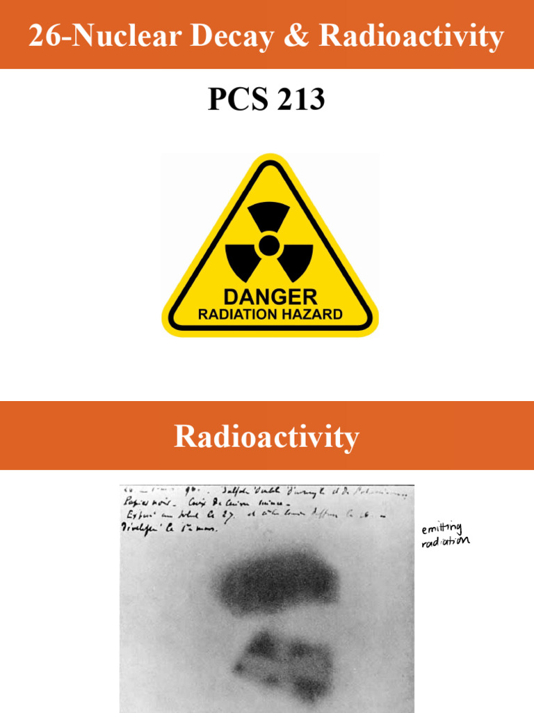 26-Nuclear Decay and Radioactivity To Post | PDF | Radioactive Decay ...