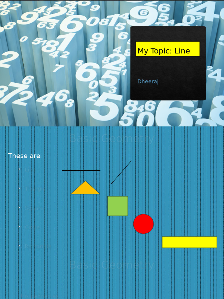 Understanding Basic Geometry Lines | PDF