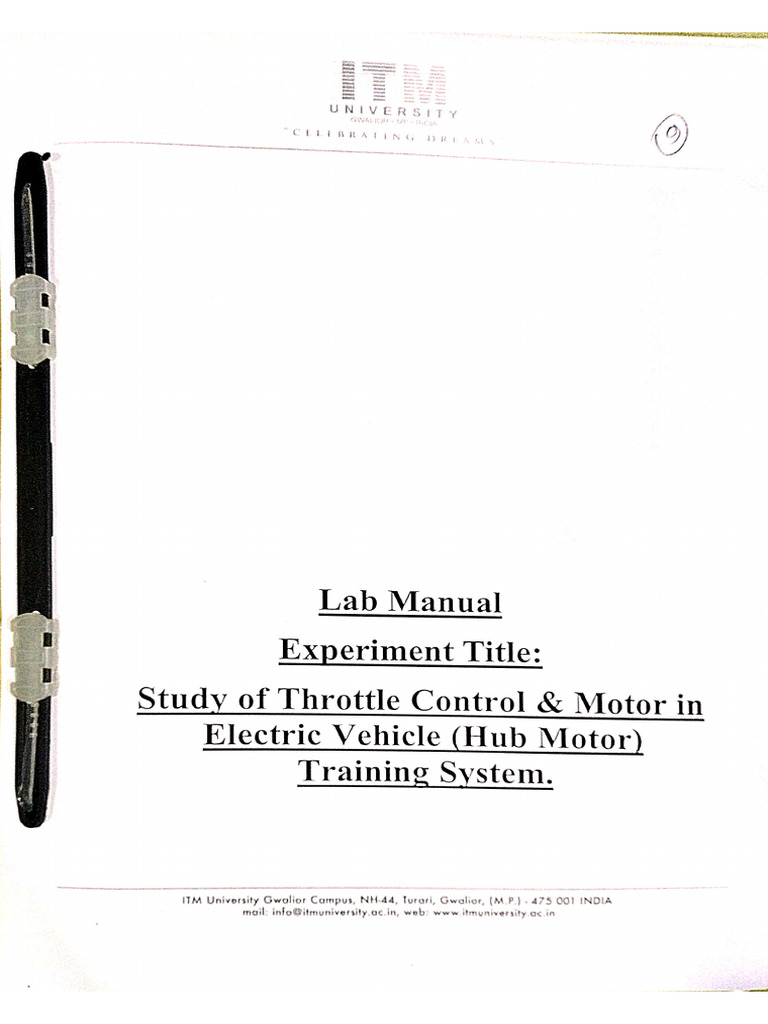 Ev Control Experiment 9 | PDF
