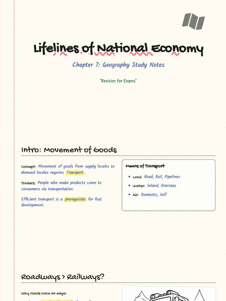 Lifelines of National Economy Revision | PDF