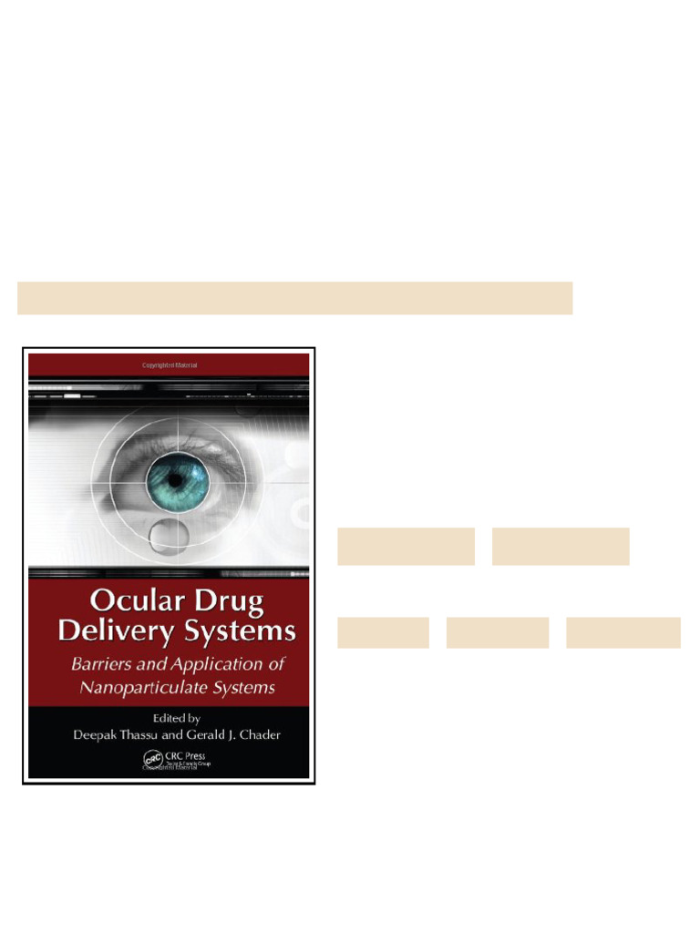 Ocular Drug Delivery Systems Barriers and Application of ...