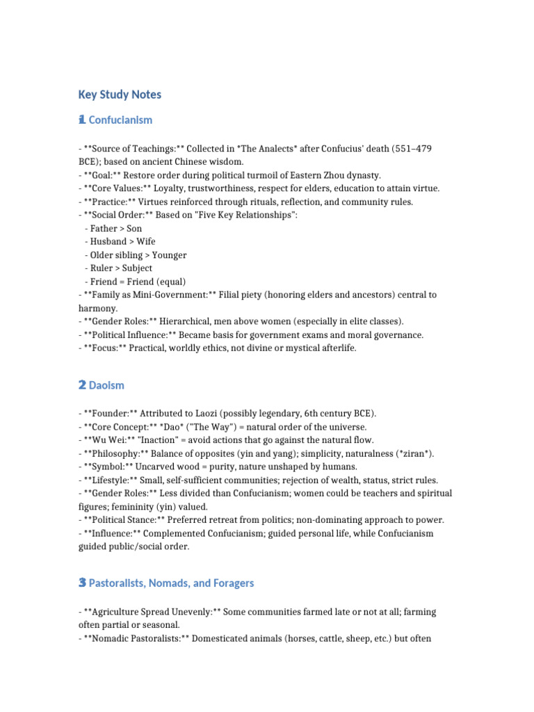 AP World History study notes | PDF
