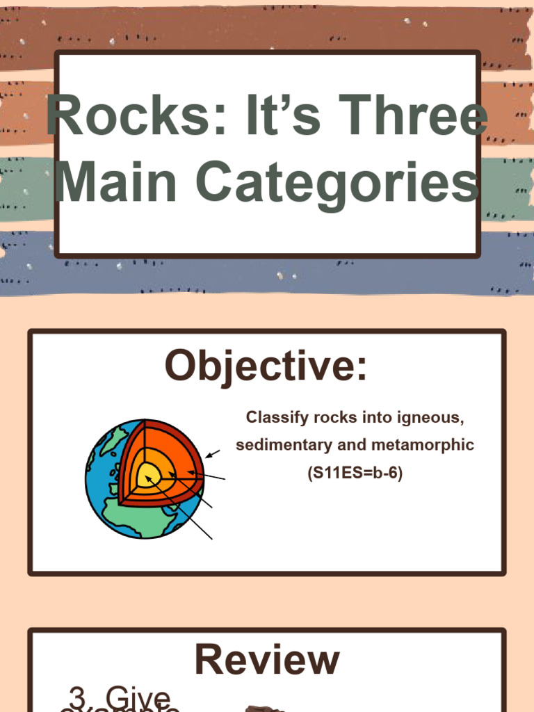 Types and Classification of Rocks | PDF | Rock (Geology) | Igneous Rock