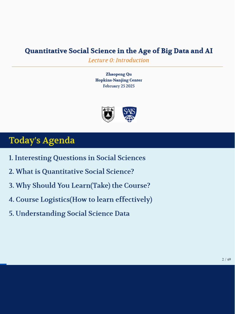 Quantitative Social Science Overview | PDF | Quantitative Research ...