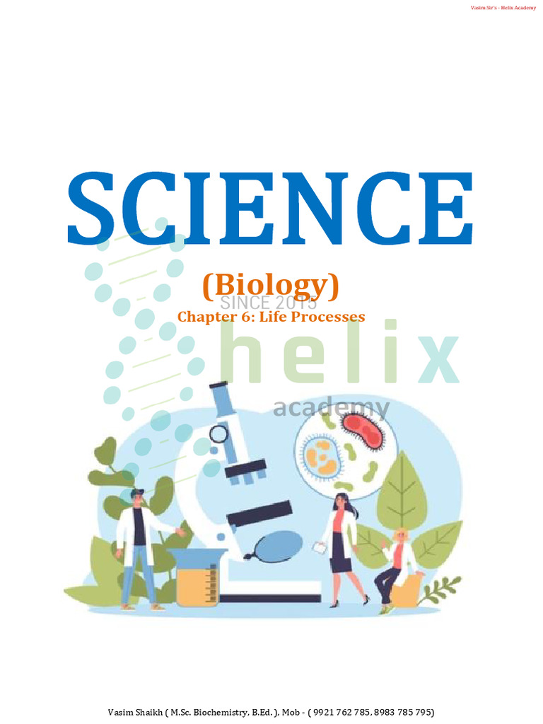 Life Processes in Biology Explained | PDF | Heart Valve | Heart