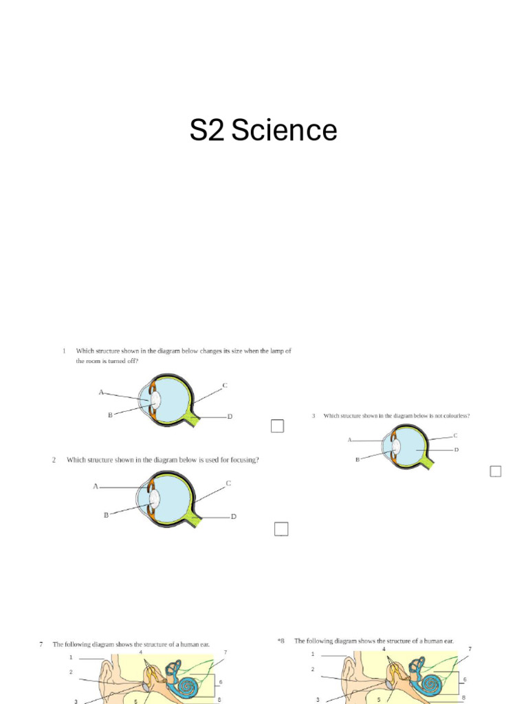 S2 Science | PDF